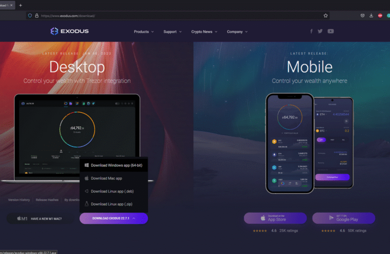 Bitcoin Wallet Firm Exodus Unveils Crypto Debit Card With Baanx