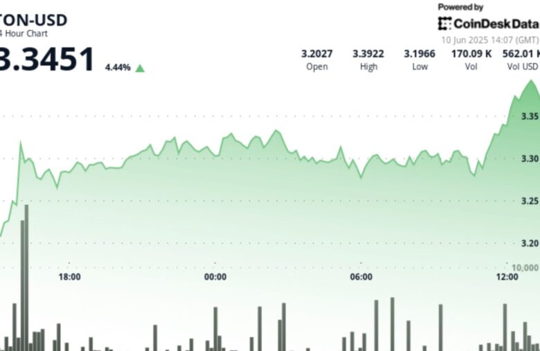 TON Rises 4.1%, Suggesting Further Upside Potential
