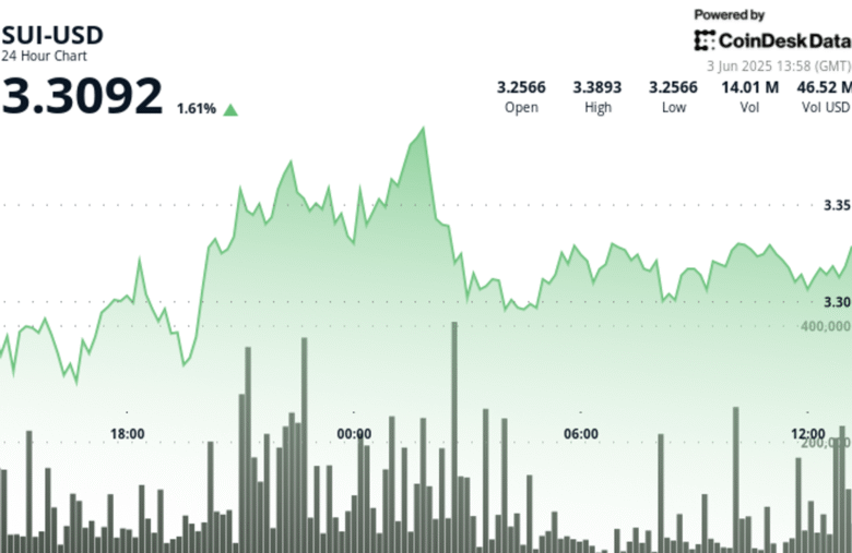 SUI Surges 5% Before Erasing Gains Amid Crypto Volatility